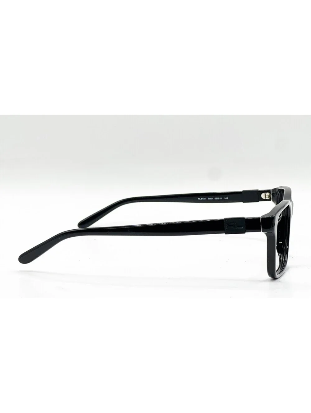 Ralph Lauren RL 6131 5001 Shiny Black Square Authentic Eyeglass Frames 55-18-145